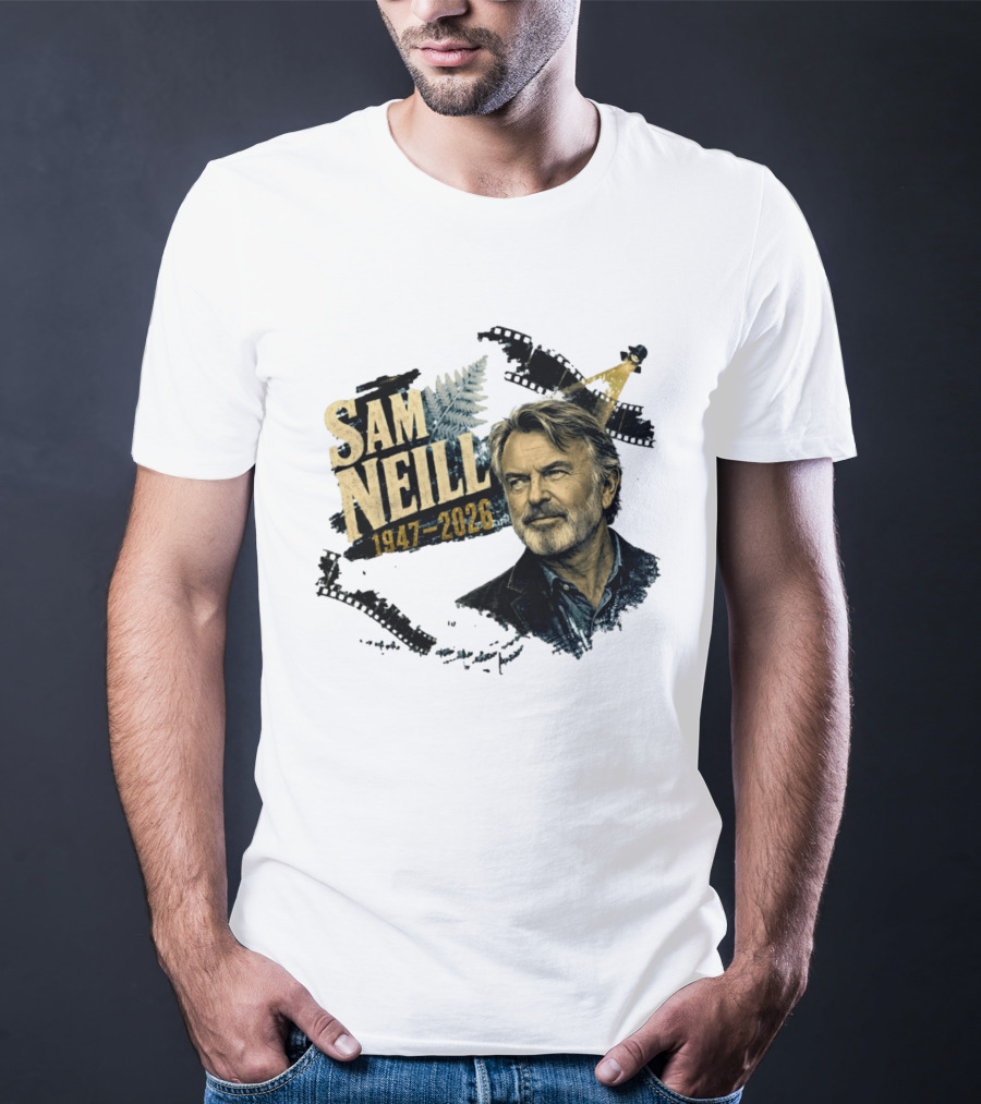 Sam Neill 1947 2026 The Story Continues In Memory Forever T-Shirt