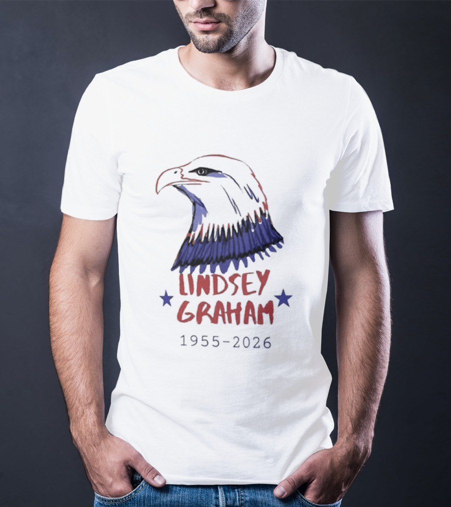 Lindsey Graham 1955 2026 Patriotic Eagle T-Shirt