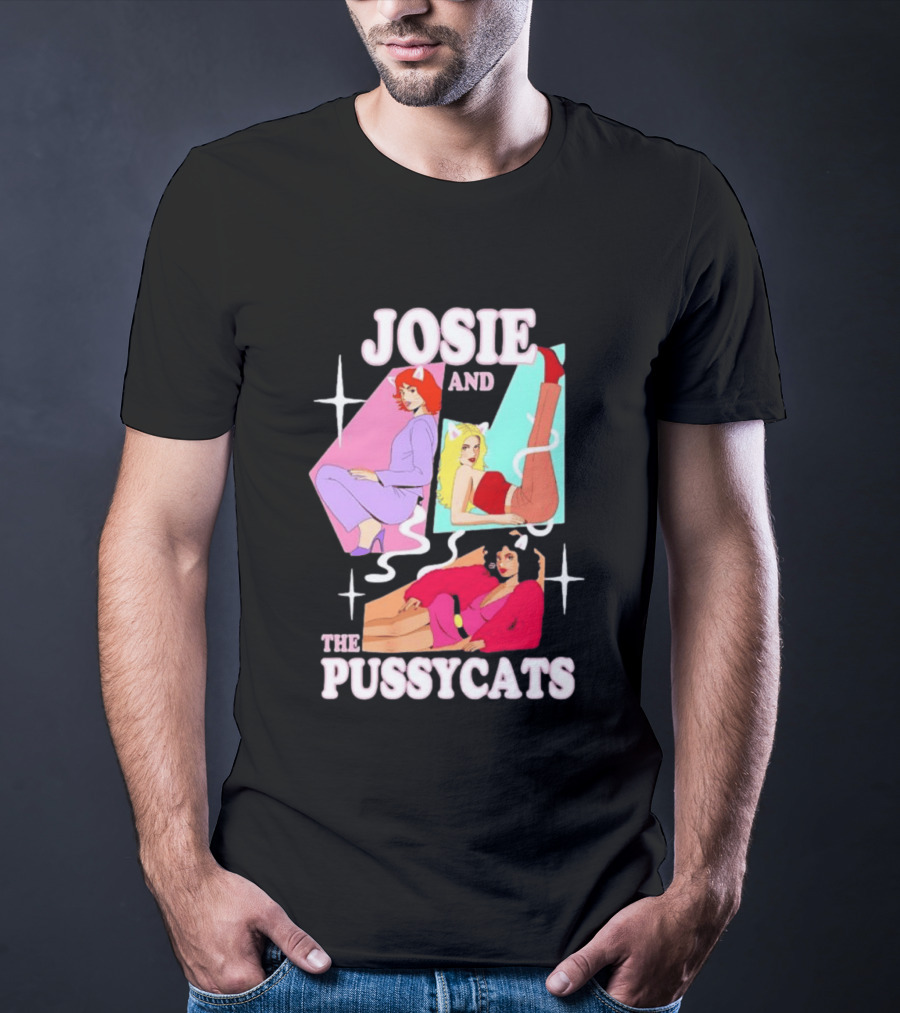 Josie And The Pussycats Valerie Brown Melody Valentine Vintage Cartoon Fashion T-Shirt