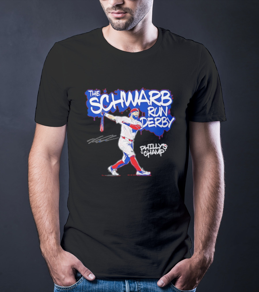 The Schwarb Run Derby Kyle Schwarber Philadelphia Phillies T-Shirt