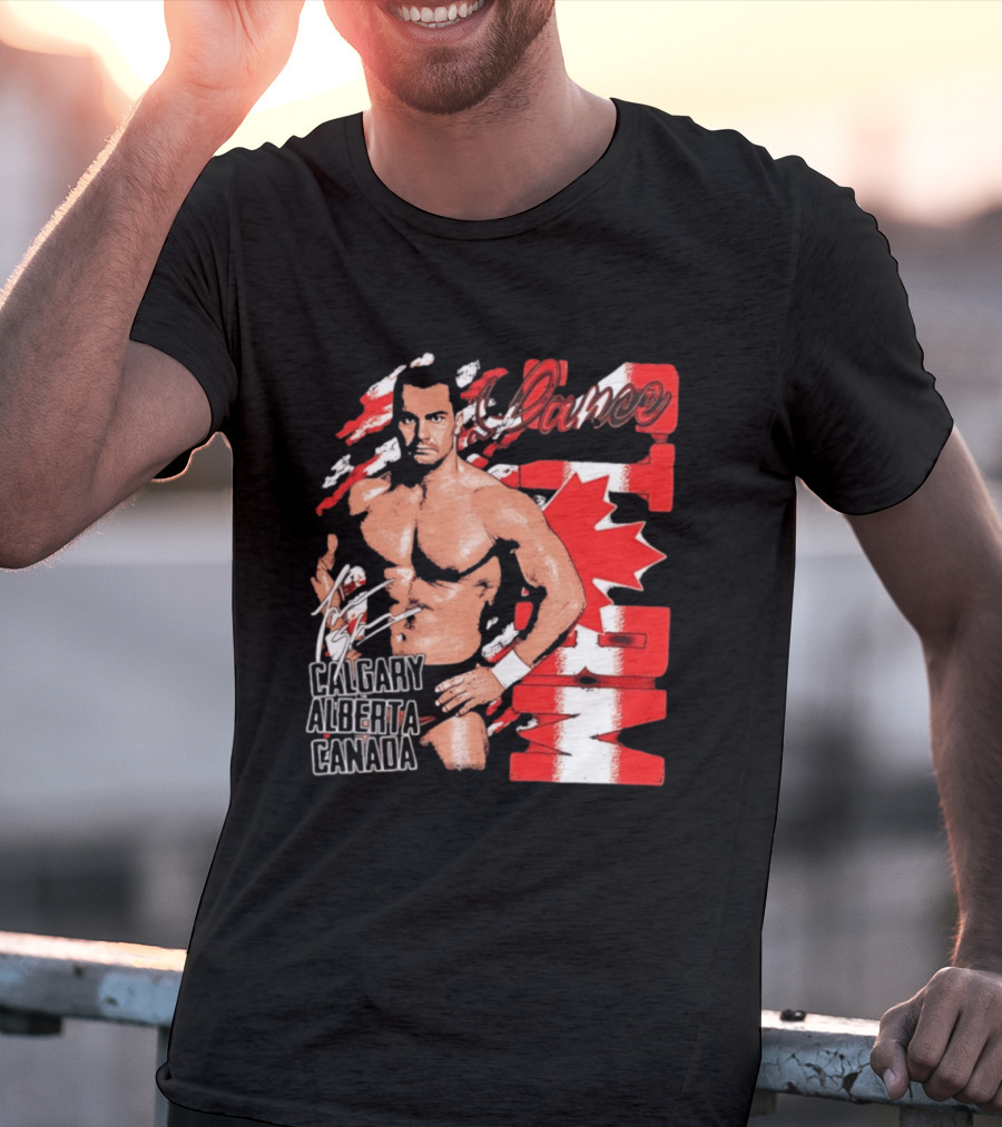 Lance Storm Calgary Alberta Canada Wrestling Icon Red Maple Leaf T-Shirt