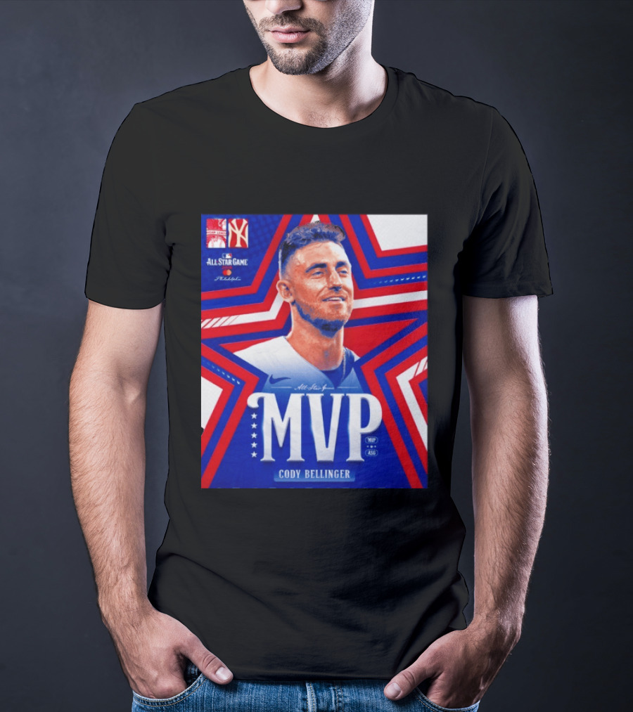 Cody Bellinger MVP 2026 MLB All Star Game Philadelphia Yankees Stars T-Shirt