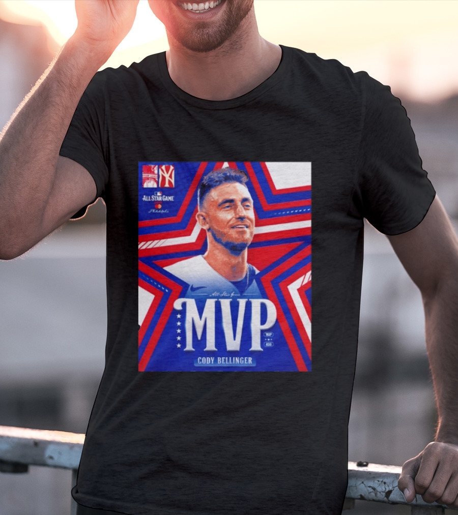 Cody Bellinger MVP 2026 MLB All Star Game Philadelphia Yankees Stars T-Shirt