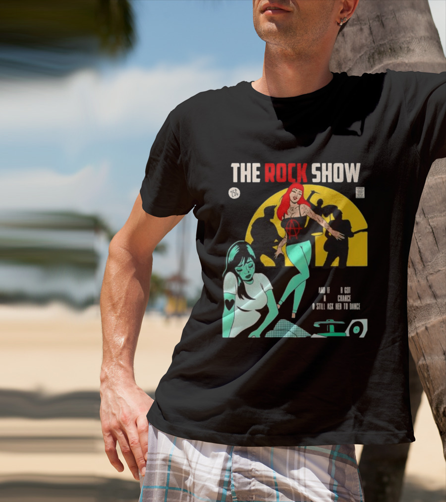 The Rock Show Comic Dance Chance Anarchy Girl Silhouette Scene T-Shirt