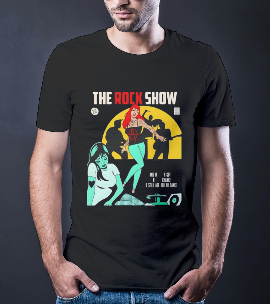 The Rock Show Comic Dance Chance Anarchy Girl Silhouette Scene T-Shirt