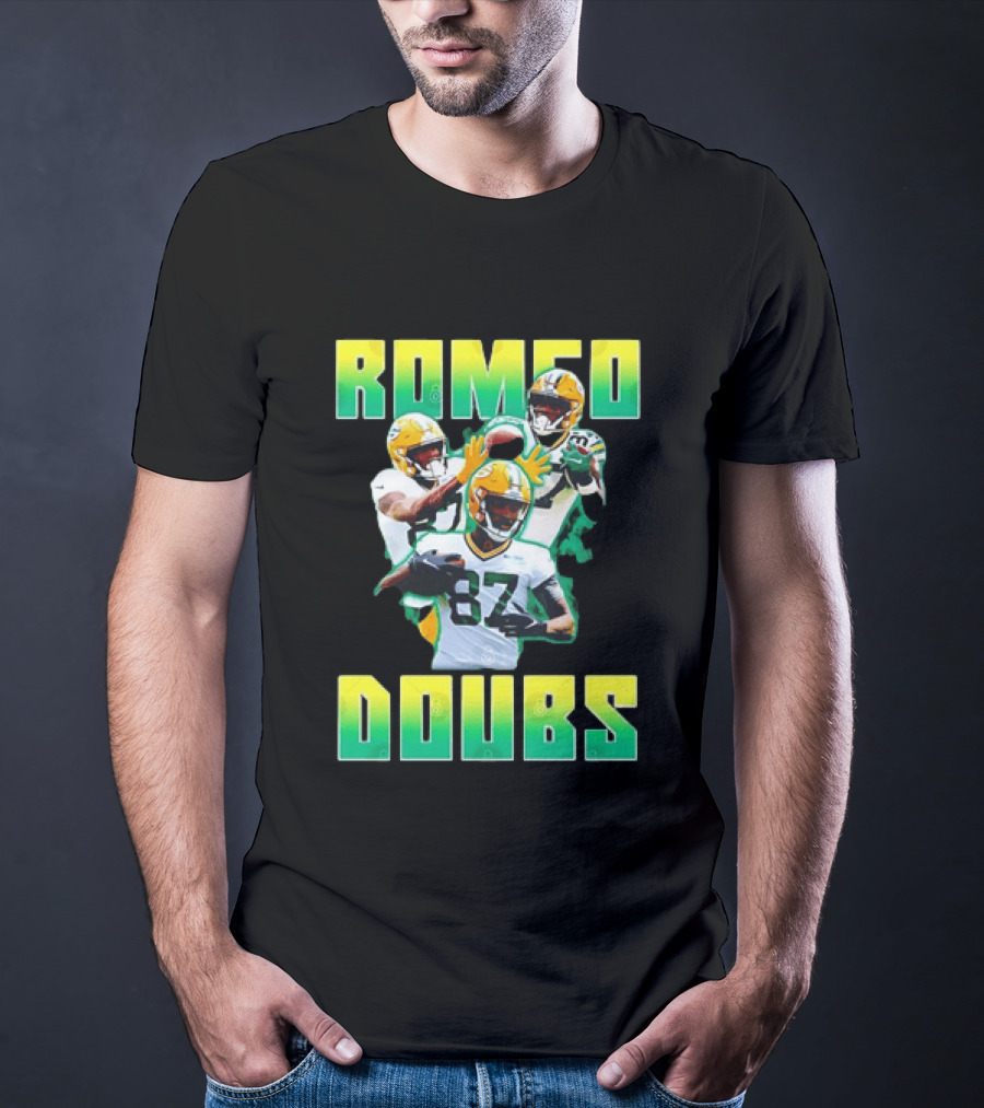 Green Bay Packers Football Romeo Doubs 87 Packers T-Shirt