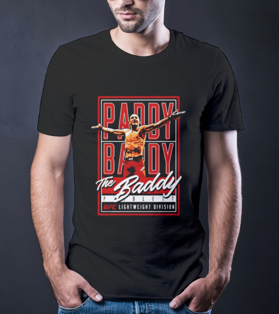 Paddy Pimblett The Baddy UFC Lightweight Division Fighter T-Shirt