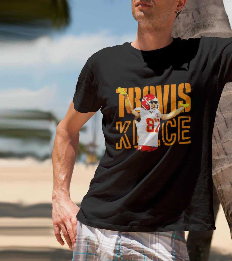 Travis Kelce 87 Kansas City Chiefs Football T-Shirt