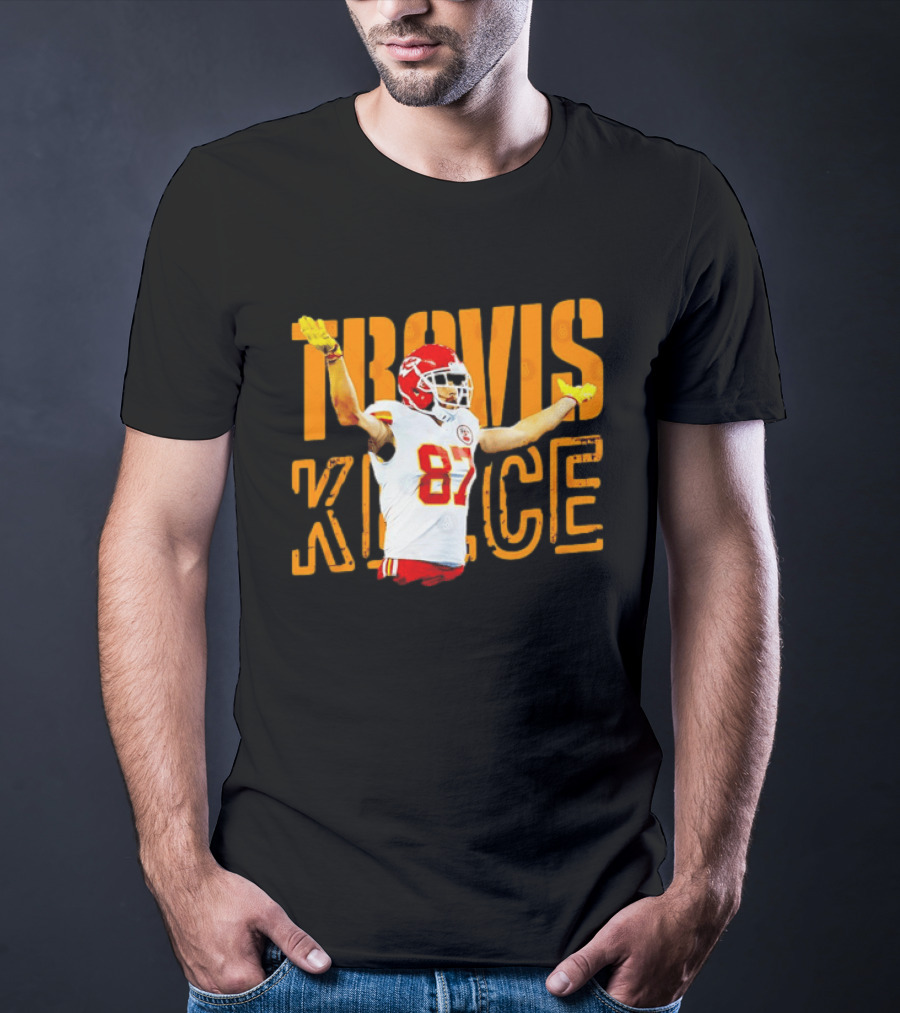 Travis Kelce 87 Kansas City Chiefs Football T-Shirt