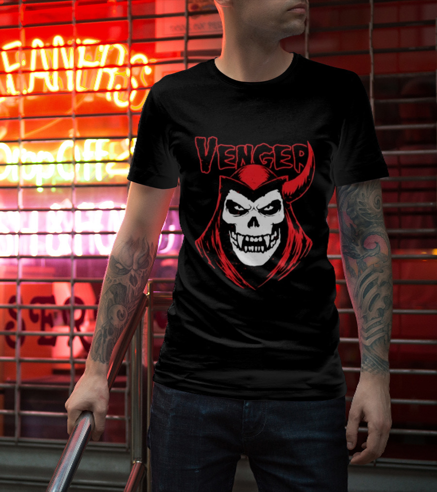 Venger Dungeons And Dragons Evil Villain Skull T-Shirt