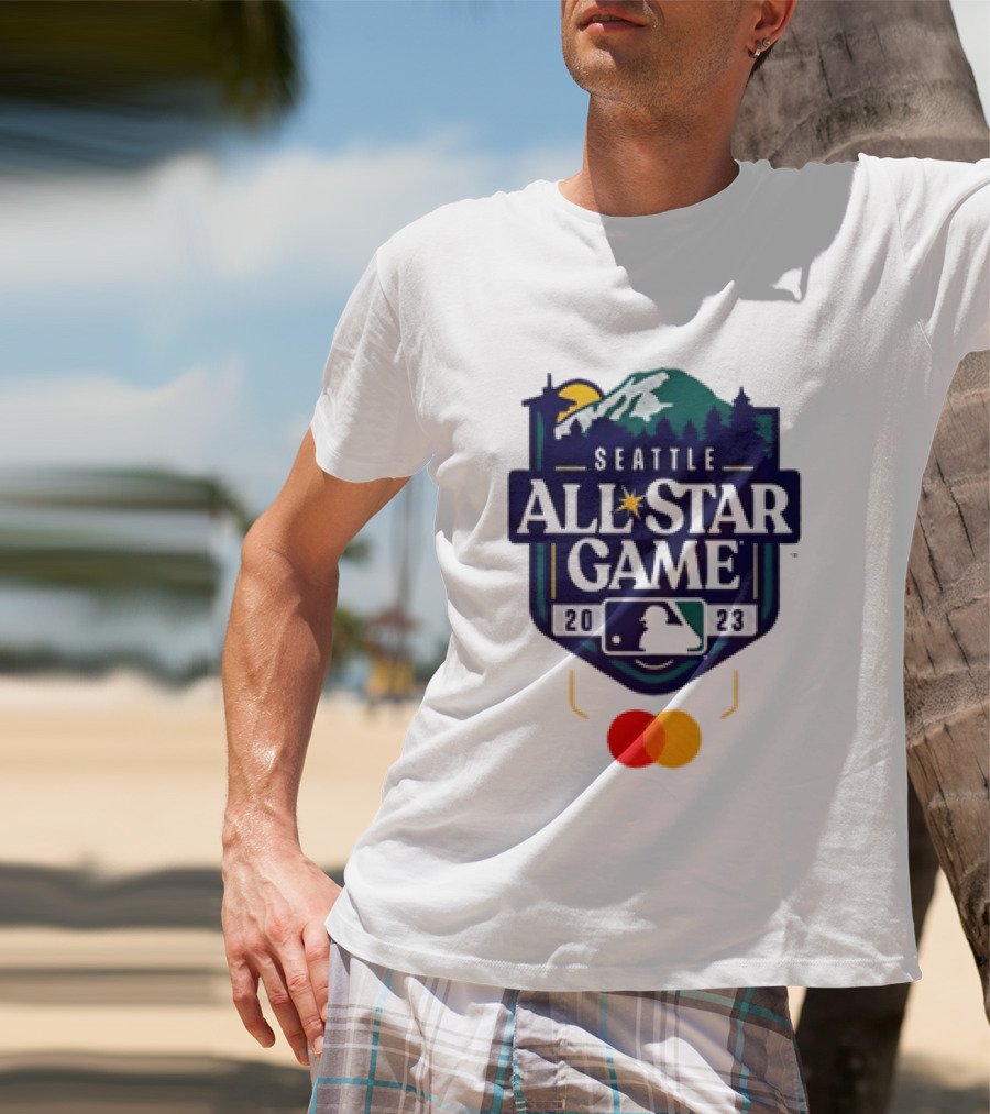 Seattle 2023 MLB All Star Game Baseball Mastercard T-Shirt