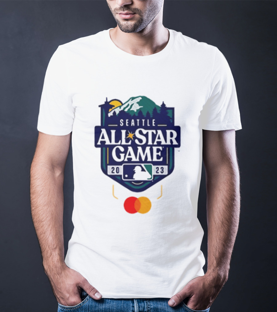 Seattle 2023 MLB All Star Game Baseball Mastercard T-Shirt
