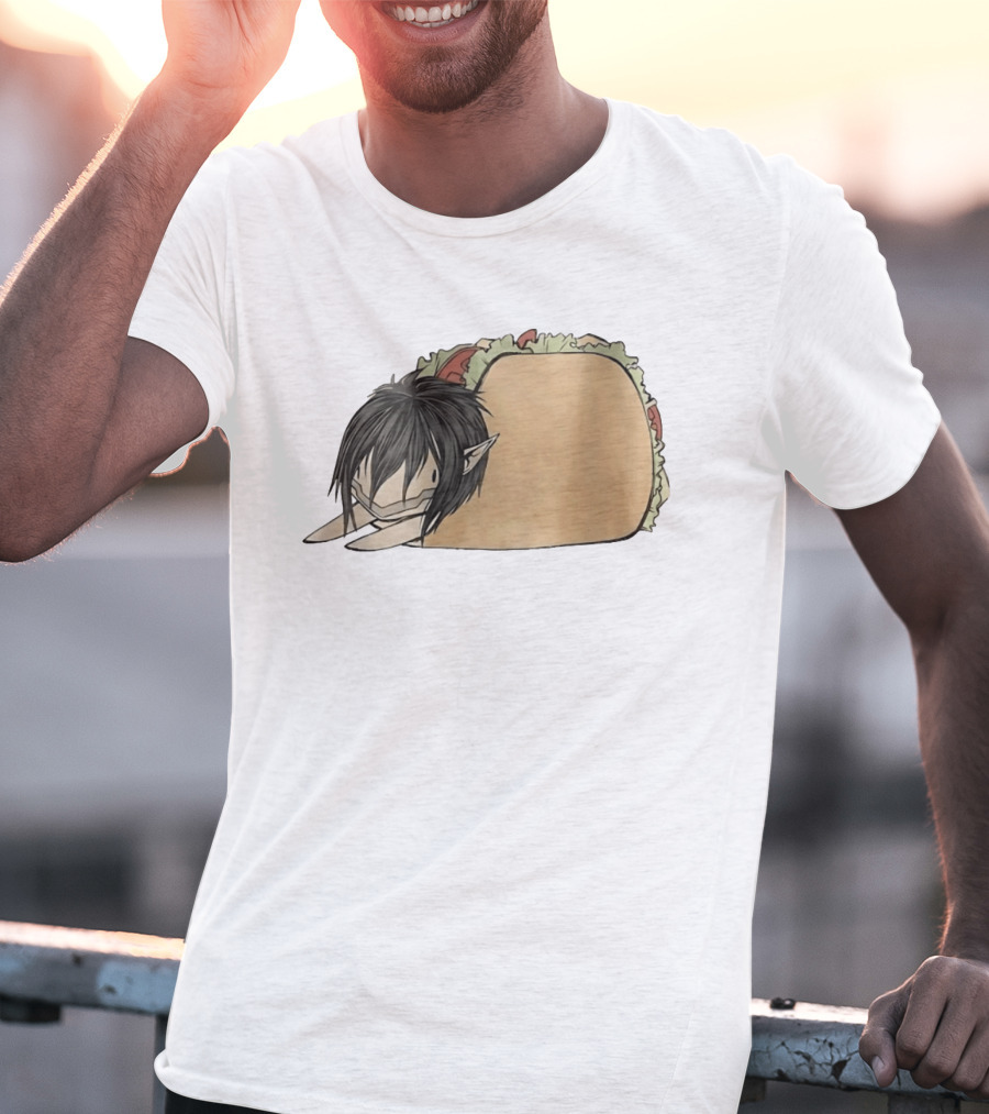 Attack On Titan A Taco On Titan Anime Mashup T-Shirt