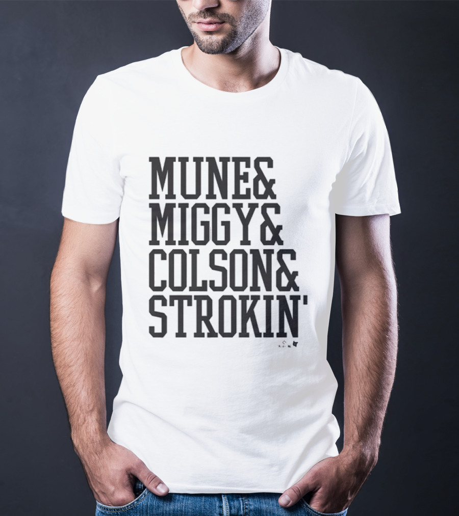 Munetaka Murakami Miguel Vargas Colson Montgomery Mune Miggy Strokin T-Shirt