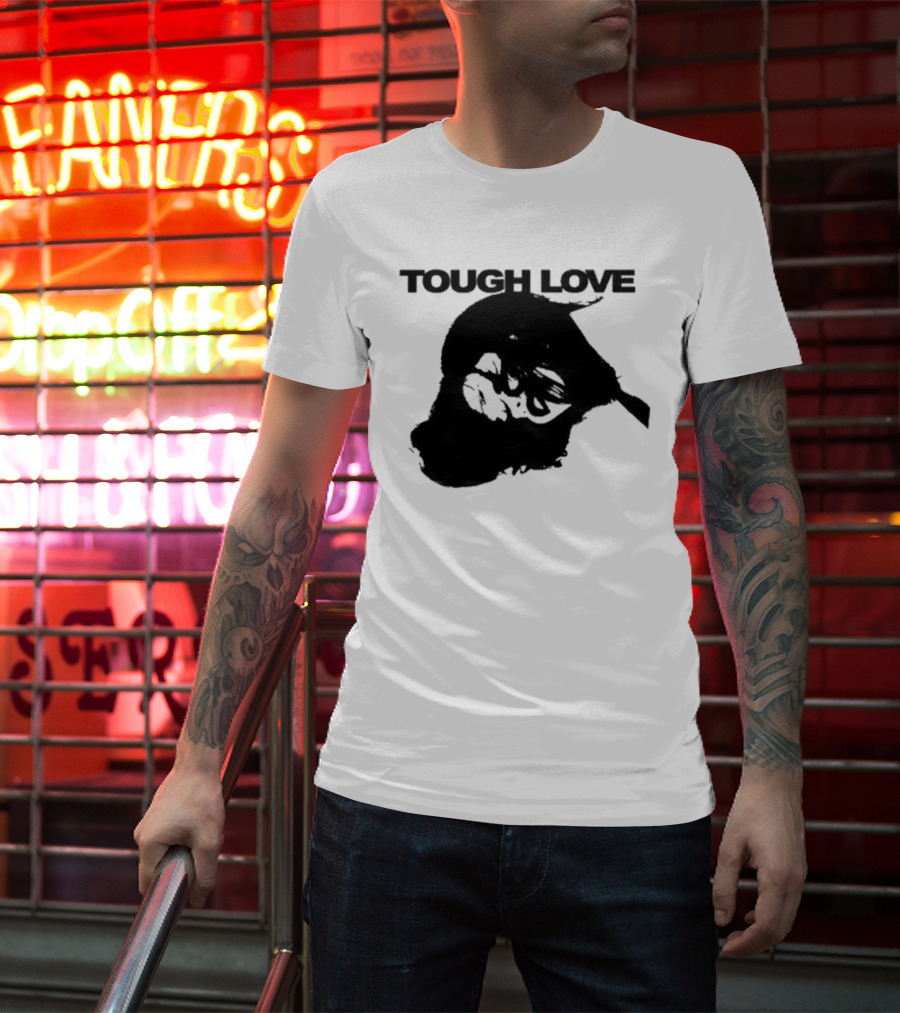 Tough Love Skull With Barbed Wire T-Shirt