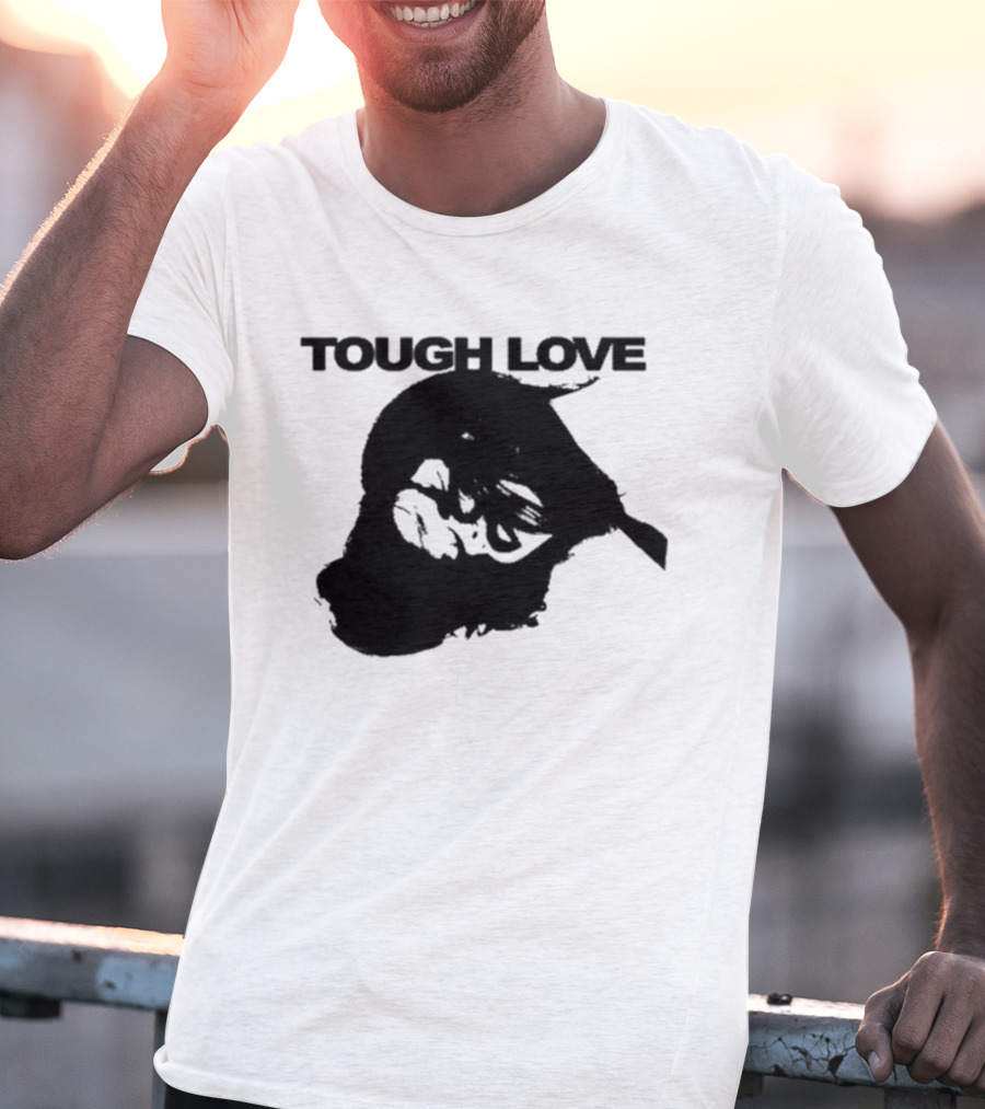 Tough Love Skull With Barbed Wire T-Shirt