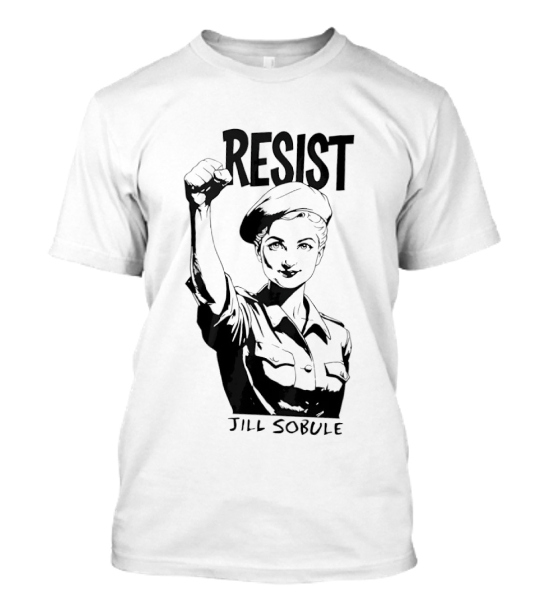 Resist Jill Sobule Empowerment Iconic Symbol Fist Raised T-Shirt