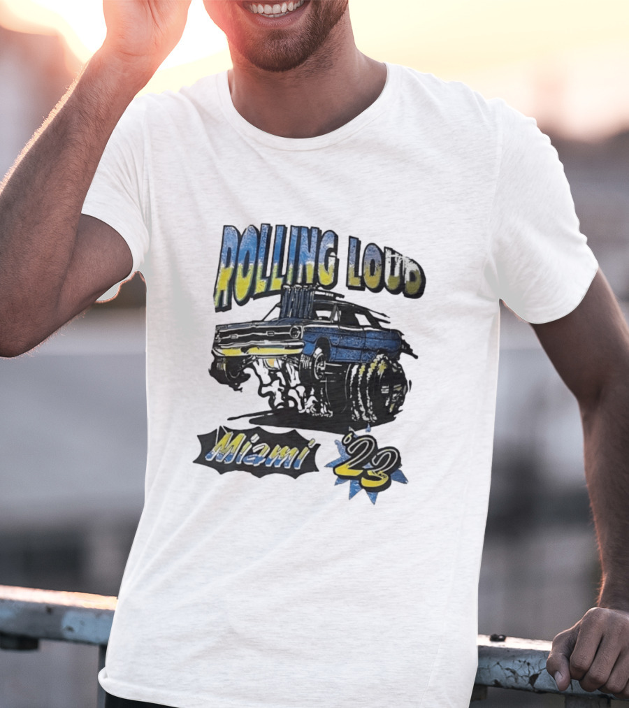 Rolling Loud Miami 2023 Hydraulics Vintage Car T-Shirt