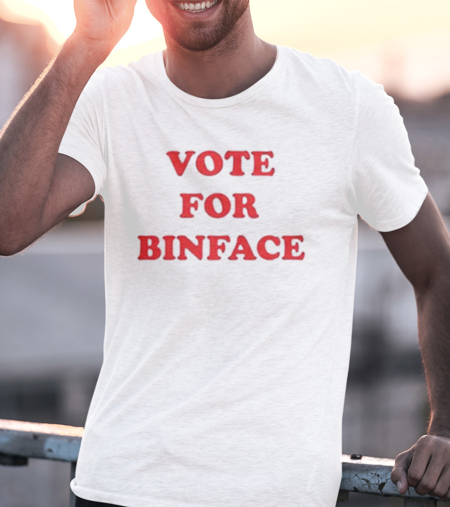 Vote For Binface Ringer Napoleon Dynamite Nigel Farage T-Shirt