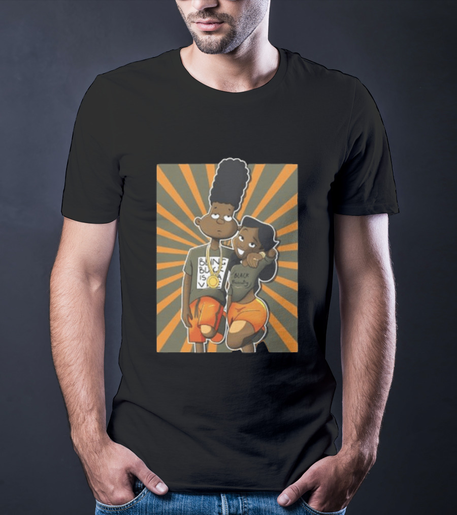 Black Beauty A Different Love Olive Green And Orange Jordan 5S Matching Sneaker T-Shirt