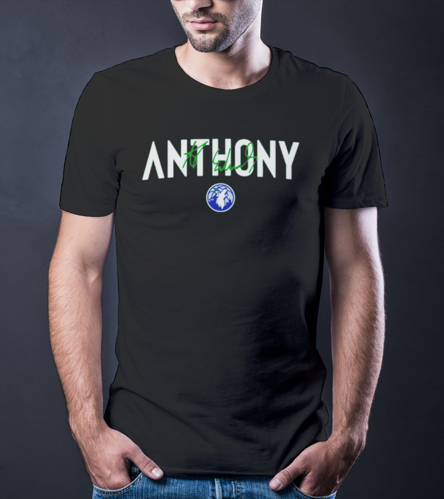 Anthony Edwards Minnesota Timberwolves Signature Font T-Shirt