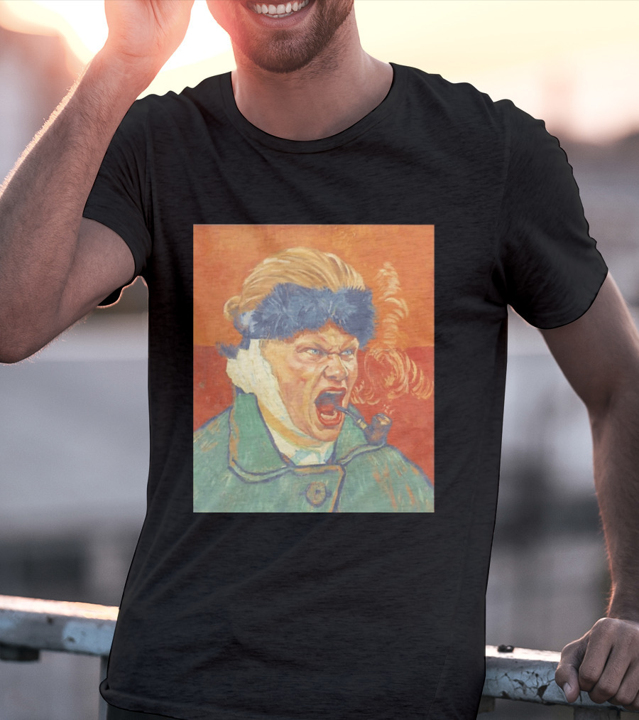 Erling Haaland Van Gogh Pipe Smoking T-Shirt