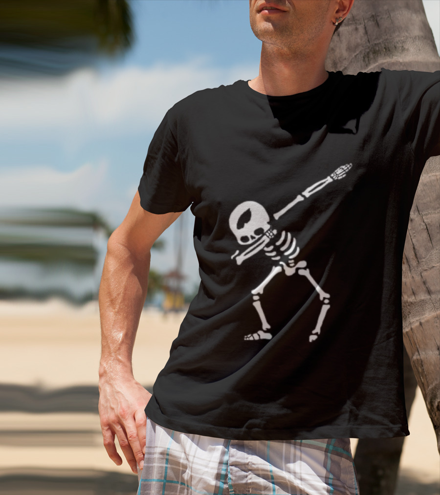 Philadelphia Eagles Dabbing Skeleton T-Shirt