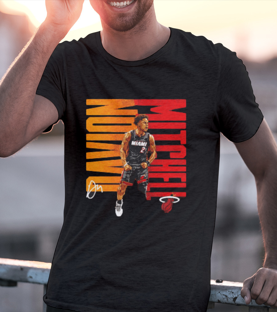 Davion Mitchell Miami Heat Number 2 Basketball Player T-Shirt