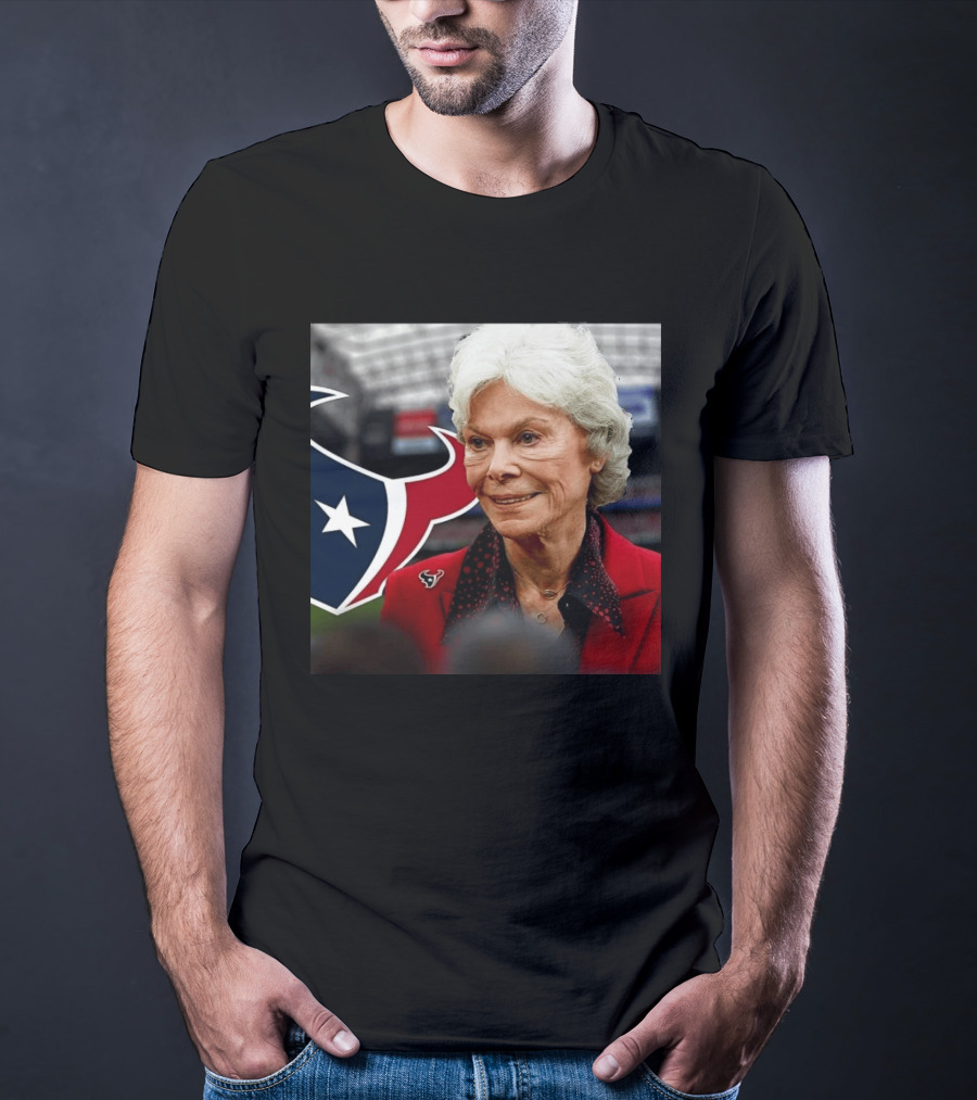 Houston Texans Co Founder Janice McNair Legacy Honored T-Shirt