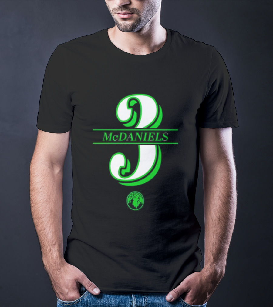 Jaden McDaniels Minnesota Timberwolves 3 McDaniels In The Paint T-Shirt