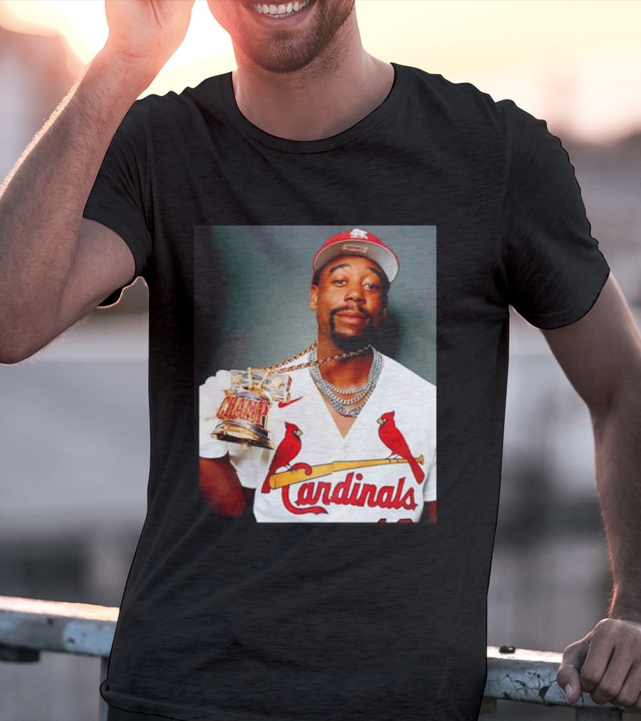 St Louis Cardinals Jordan Walker Champ Trophy Baseball T-Shirt