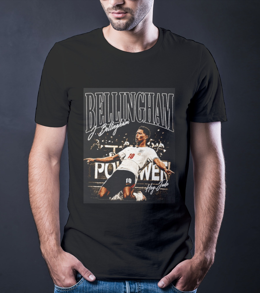Bellingham J. Bellingham Hey Jude Football Power No. 10 T-Shirt