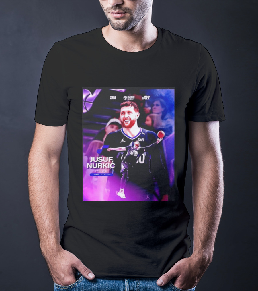 Jusuf Nurkić NBA Utah Jazz Contract 2 Years 22 Million T-Shirt