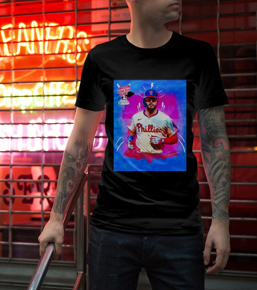 Philadelphia Phillies Kyle Schwarber 2024 Mobile Home Run Derby Highlights T-Shirt