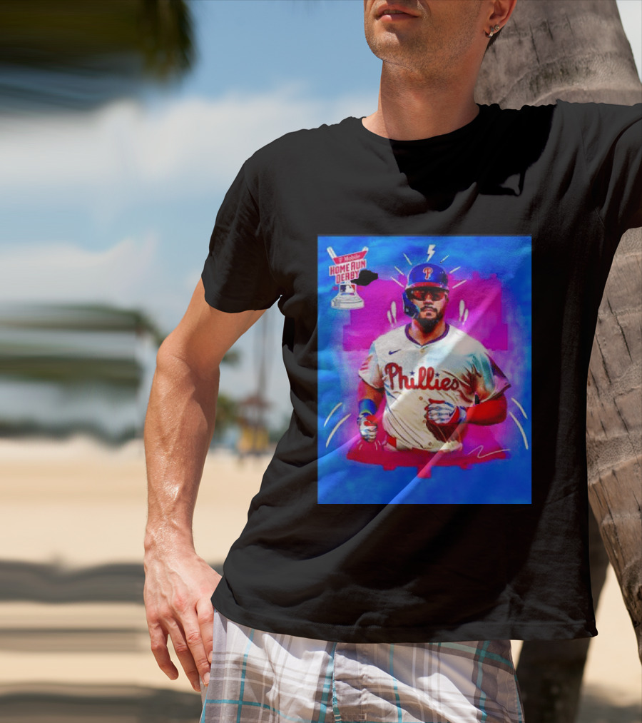 Philadelphia Phillies Kyle Schwarber 2024 Mobile Home Run Derby Highlights T-Shirt