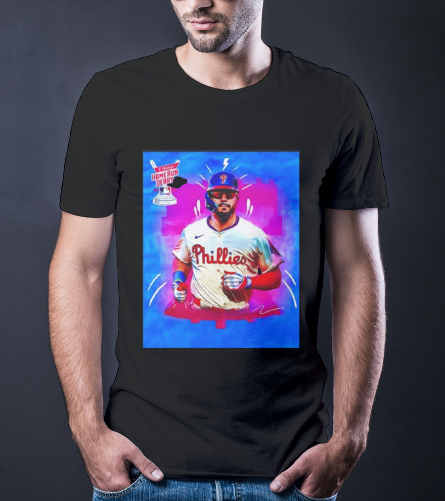Philadelphia Phillies Kyle Schwarber 2024 Mobile Home Run Derby Highlights T-Shirt