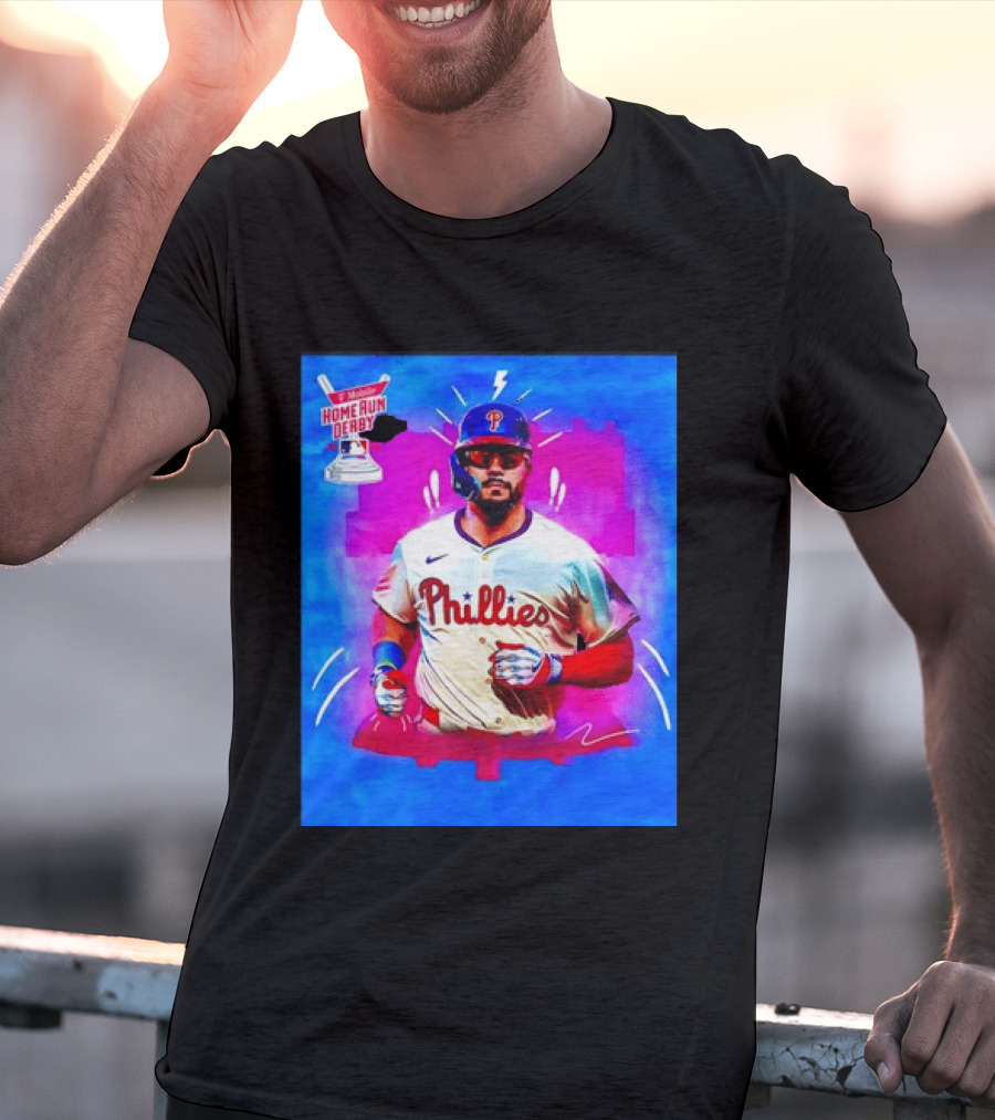 Philadelphia Phillies Kyle Schwarber 2024 Mobile Home Run Derby Highlights T-Shirt