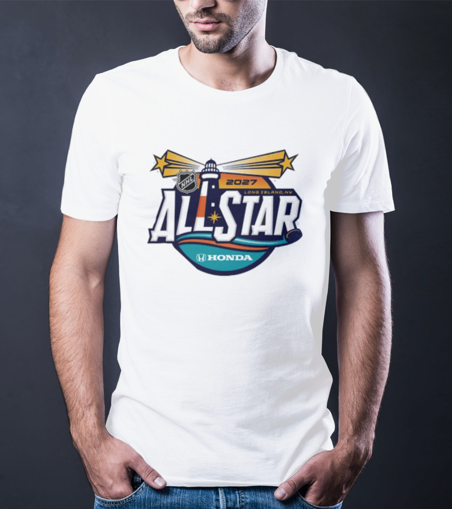 2027 NHL All Star Long Island Honda Lighthouse Stars T-Shirt
