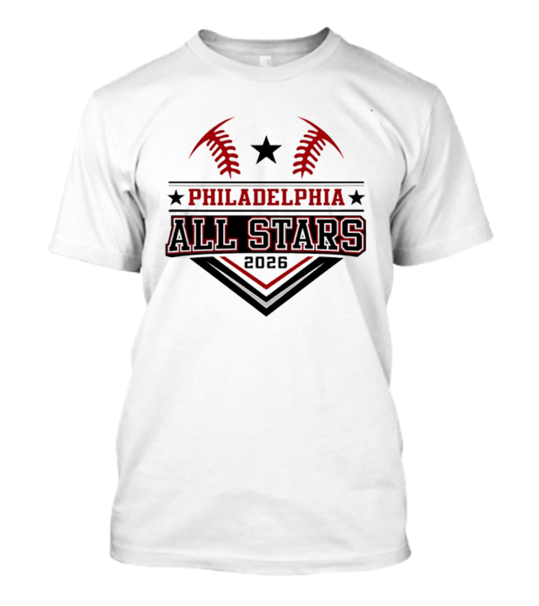 Philadelphia All Stars 2026 Baseball Star T-Shirt