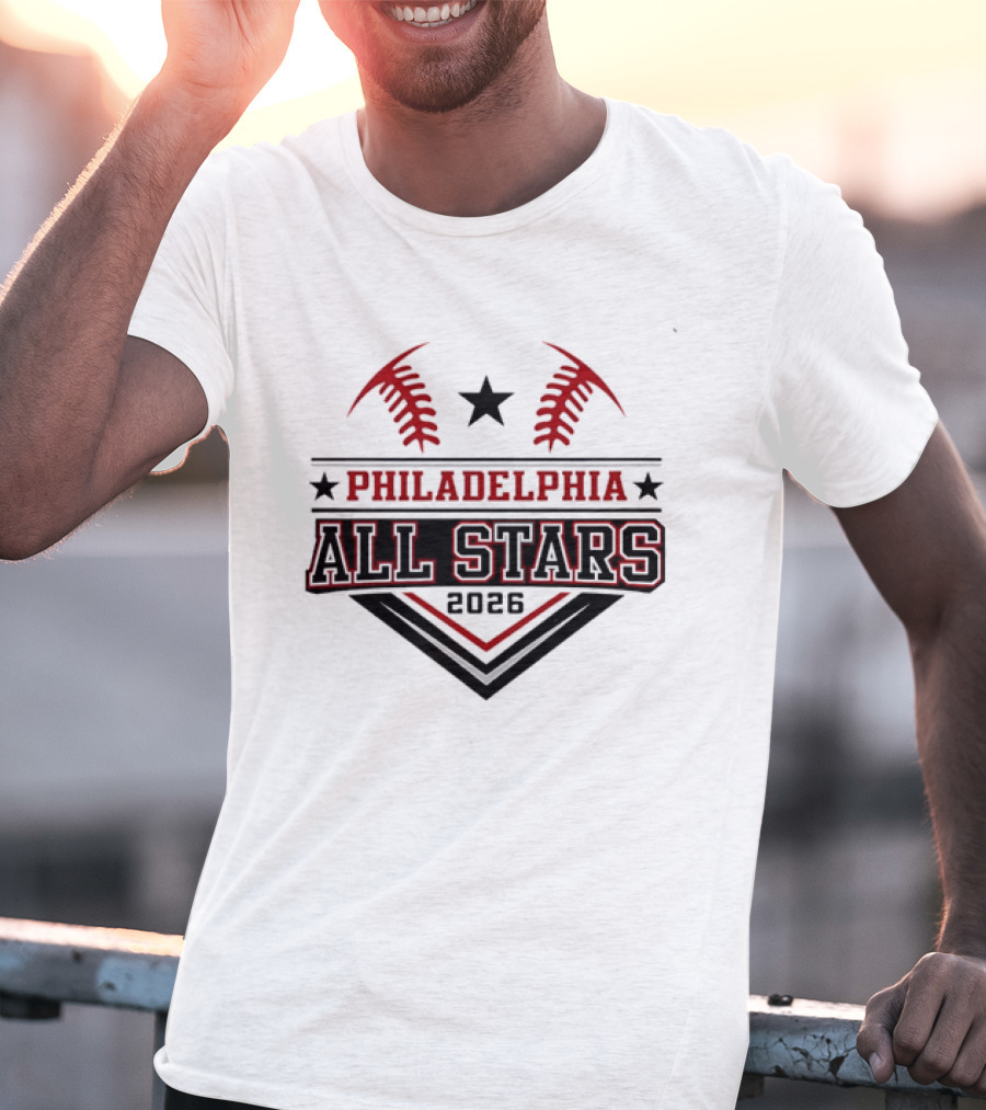 Philadelphia All Stars 2026 Baseball Star T-Shirt