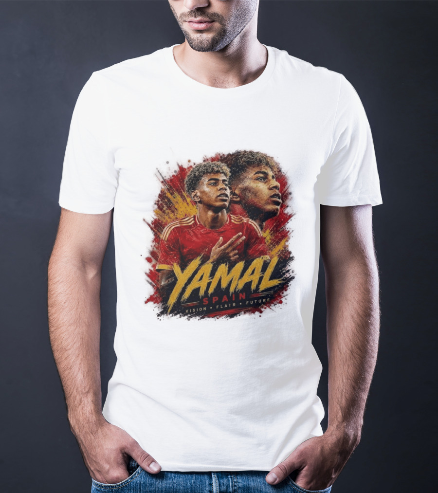 Yamal Spain Vision Flair Future Football T-Shirt