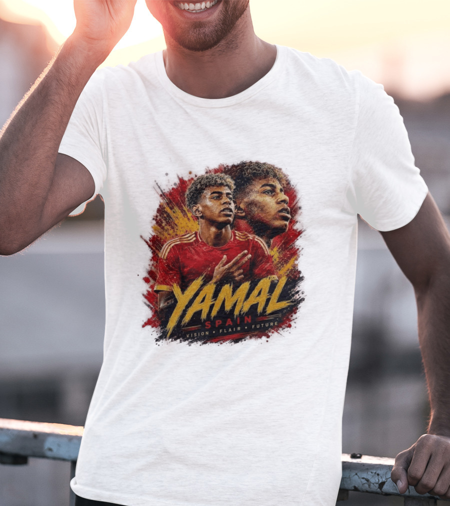 Yamal Spain Vision Flair Future Football T-Shirt