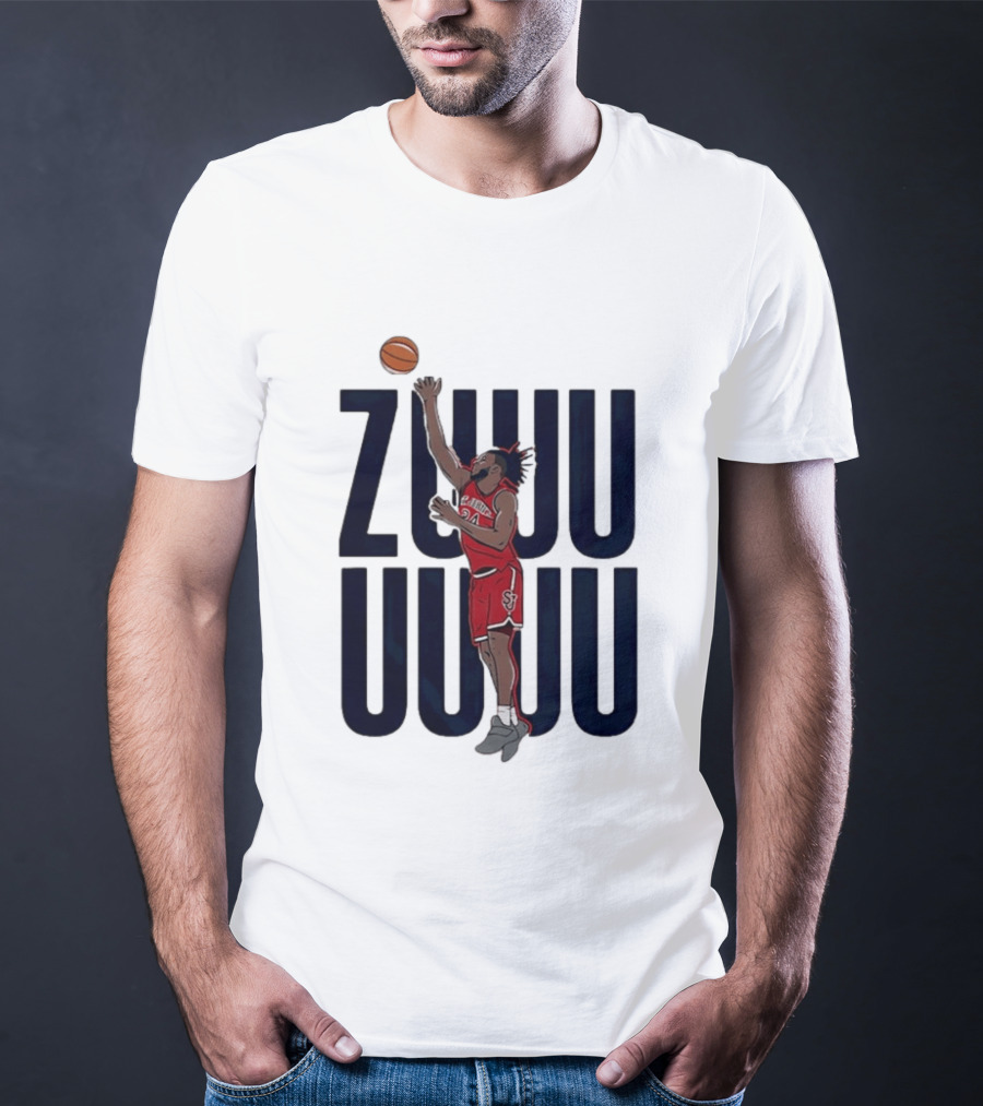 St John's Red Storm Zuby Ejiofor Basketball Caricature T-Shirt