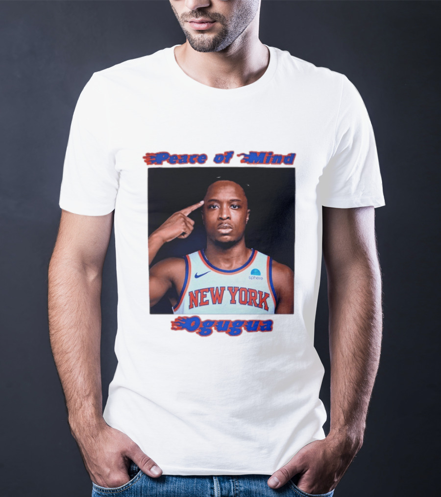 New York Knicks Basketball OG Anunoby Peace Of Mind Ogugua 2026 T-Shirt