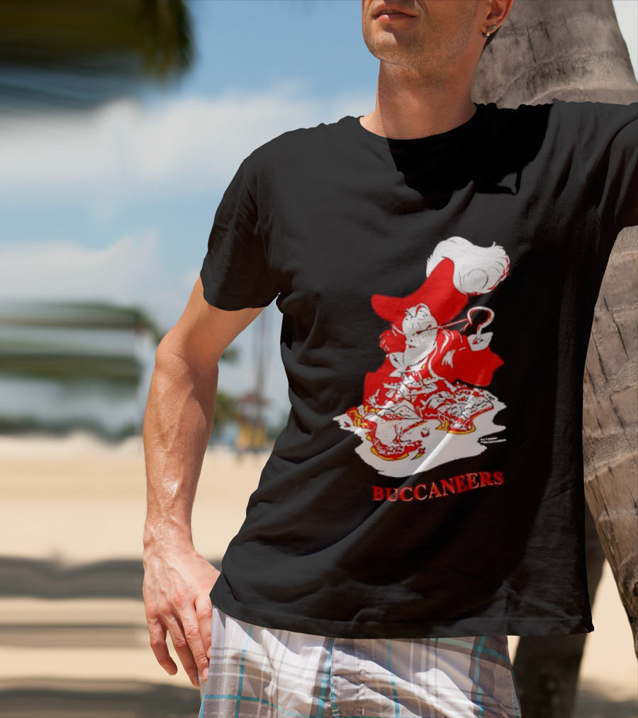 Captain Hook Buccaneers Pirate Tampa Bay T-Shirt