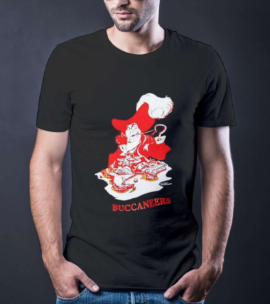Captain Hook Buccaneers Pirate Tampa Bay T-Shirt