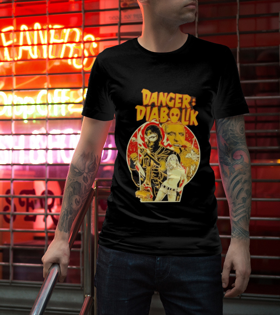 Danger Diabolik Italian Comic Mario Bava T-Shirt