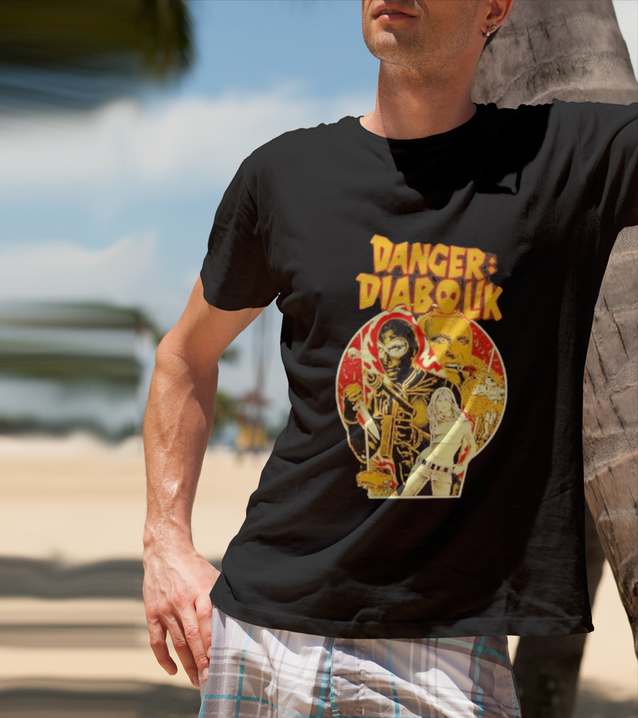 Danger Diabolik Italian Comic Mario Bava T-Shirt