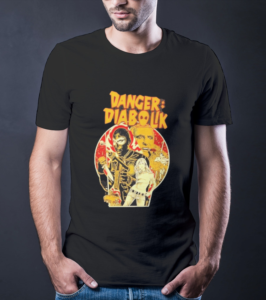 Danger Diabolik Italian Comic Mario Bava T-Shirt