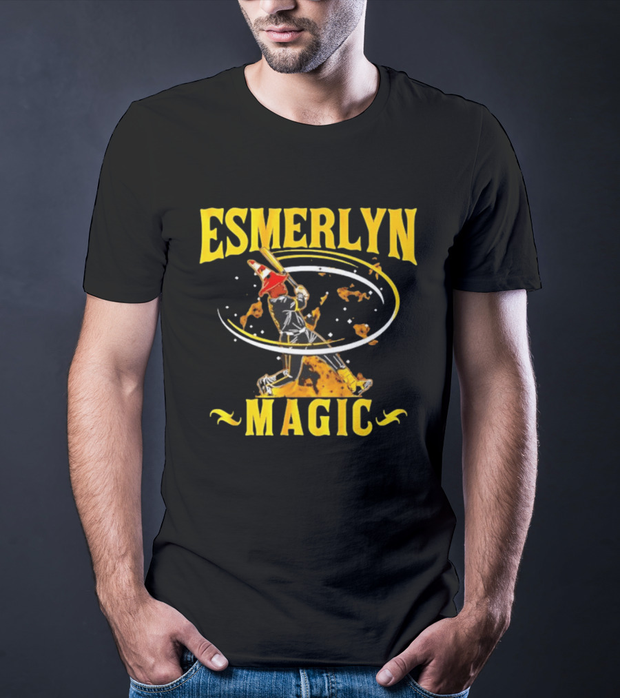 Esmerlyn Magic Baseball Players Association Swinging Batter T-Shirt